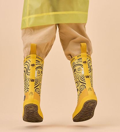 Affenzahn Gummistøvler - Plashy Tiger - Gul