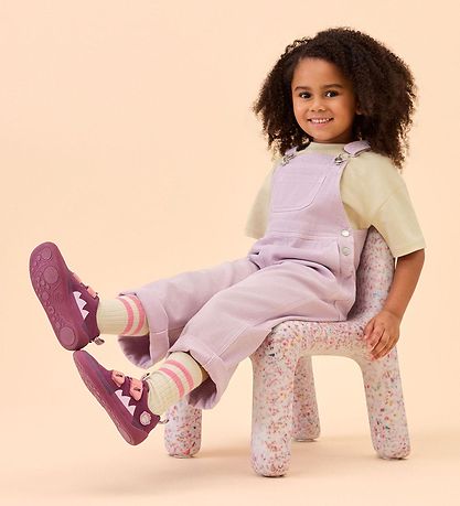 Affenzahn Sko - Cotton Lucky Otter - Lilla