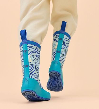 Affenzahn Gummistøvler - Plashy Shark - Blå