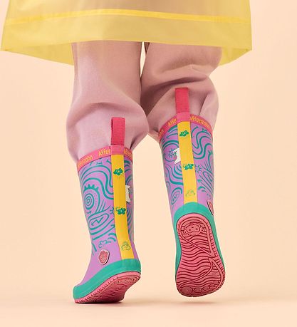 Affenzahn Gummistøvler - Plashy Owl - Lilla