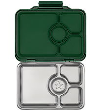 Yumbox Madkasse m. 4 Rum - Bento Steel Pret - Dublin Green
