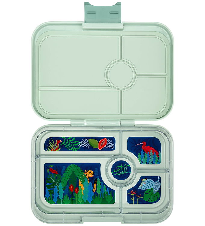 Yumbox Madkasse m. 5 Rum - Bento Tapas - Sage Green
