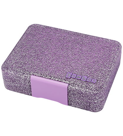 Yumbox Madkasse m. 3 Rum - Bento Snack - Princess Purple Glitter