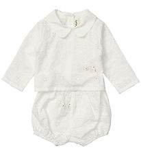 Lalaby Sæt - Skjorte/Bloomers - Vilja - Broderie Anglaise