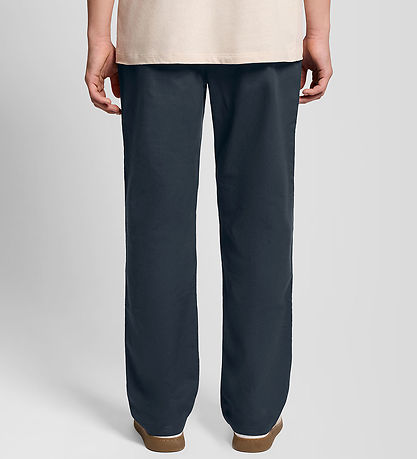 Lyle & Scott Bukser - Hør - Dark Navy