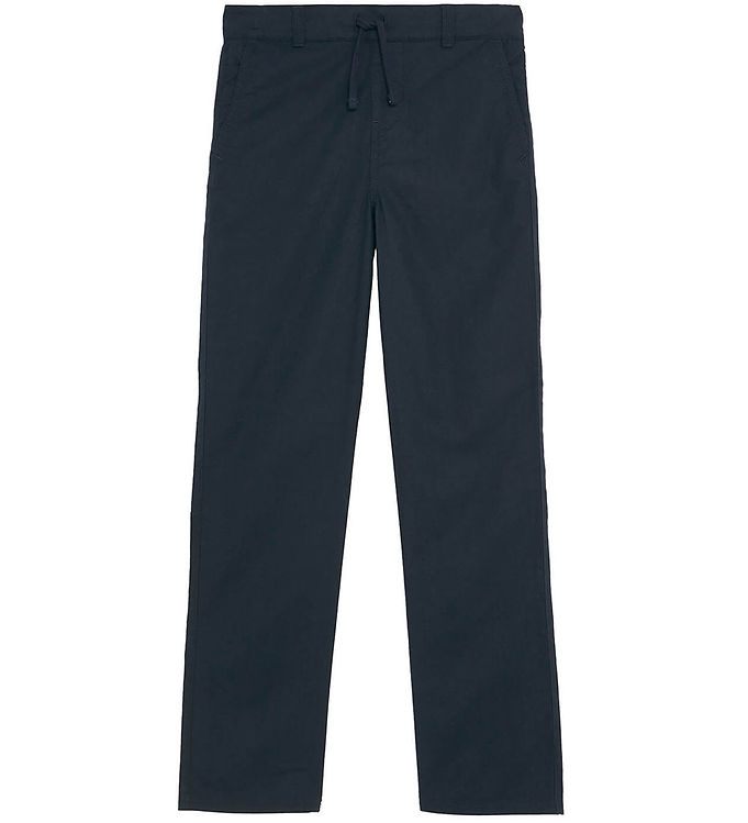 Lyle & Scott Bukser - Bomuld/Hør - Dark Navy