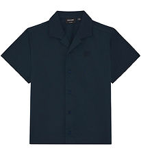 Lyle & Scott Skjorte - Hør - Dark Navy