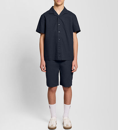 Lyle & Scott Shorts - Hør - Dark Navy