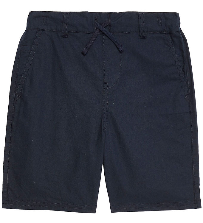 Lyle & Scott Shorts - Bomuld/Hør - Dark Navy