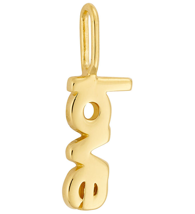 Design Letters Vedhæng - Vocabulary - Love - 18k Guldbelagt