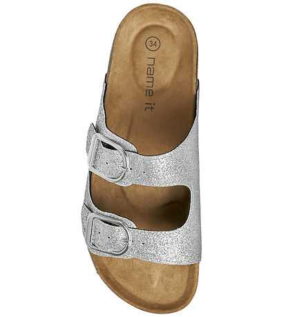 Name It Sandaler - NkfFlora - Silver/Glitter