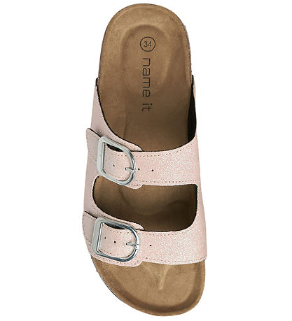 Name It Sandaler - NkfFlora - Cloud Dancer/Glitter
