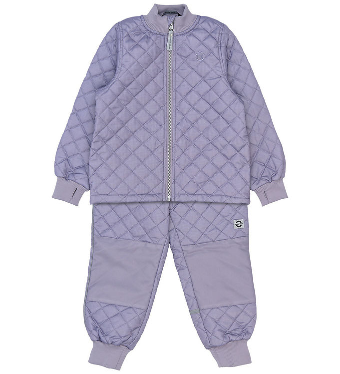 Mikk-Line Termotøj - Quiltet - Lavender Gray