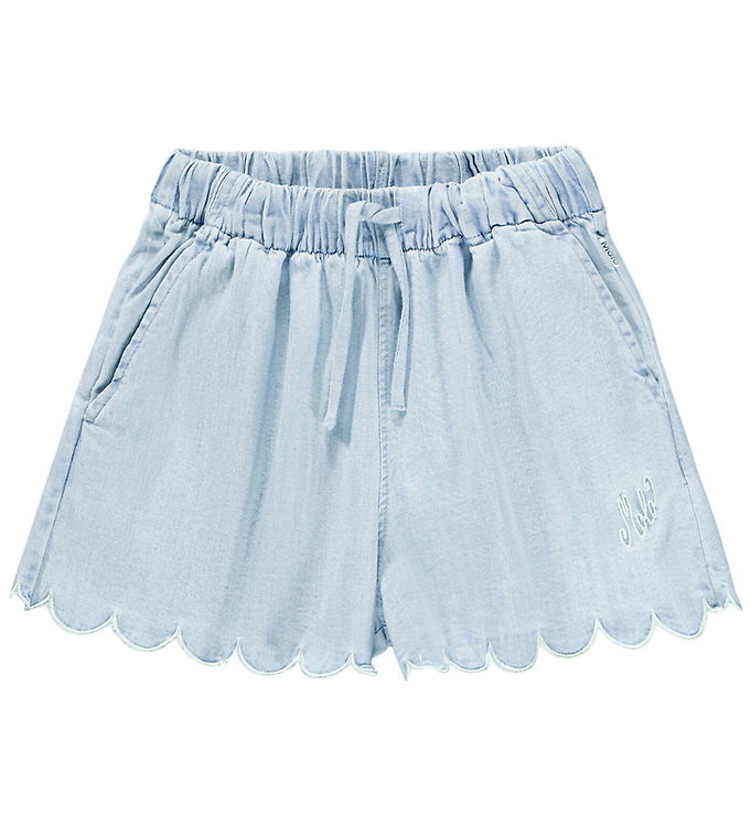Molo Shorts - Denim - Addie - Washed Chambrey