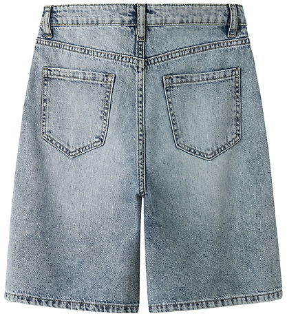 LMTD Shorts - Bermuda - NlfBett - Light Blue Denim