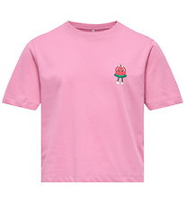 Kids Only T-shirt - KogRex - Cashmere Rose/Watermelon