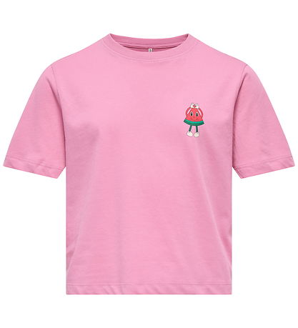 Kids Only T-shirt - KogRex - Cashmere Rose/Watermelon