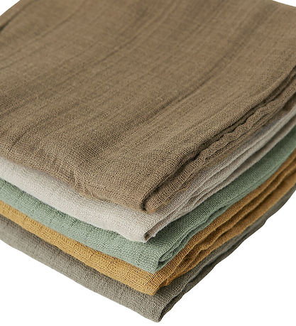 Name It Stofbleer - Musselin - NbnOhappy - 5-pak - Roasted Cashe