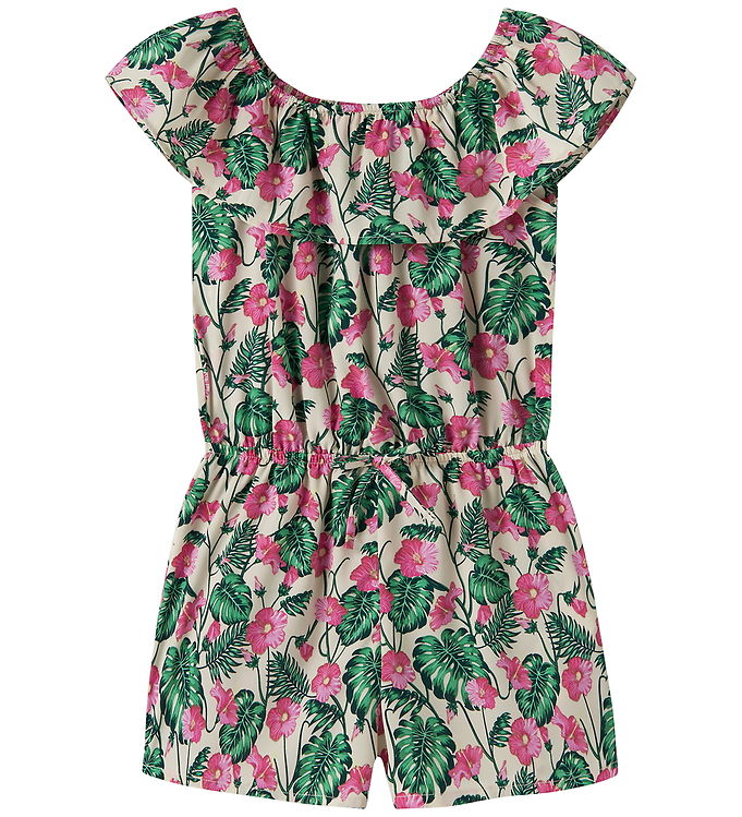 Name It Buksedragt - NkfVinaya - Summer Sand/Hibiscus