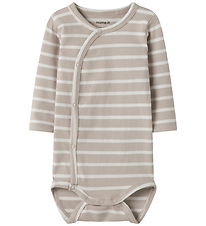 Name It Slå-om Body l/æ - NbnOsuppa - Chateau Gray