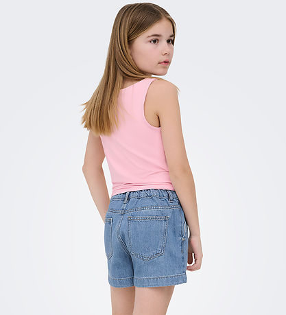 Kids Only Shorts - Wide - KogComet - Light Blue Denim
