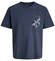 Jack & Jones T-shirt - JorMontauk - AOP - Odyssey Gray