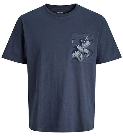 Jack & Jones T-shirt - JorMontauk - AOP - Odyssey Gray