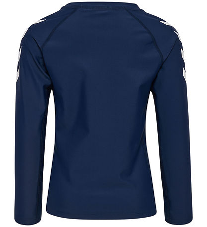 Hummel Badebluse - HmlJr - UV40+ - Dress Blues