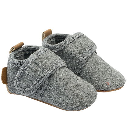 Mikk-Line Hjemmesko - Prewalker Felt - Light Grey Melange