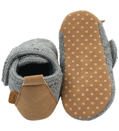 Mikk-Line Hjemmesko - Prewalker Felt - Light Grey Melange