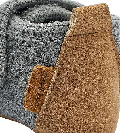 Mikk-Line Hjemmesko - Prewalker Felt - Light Grey Melange