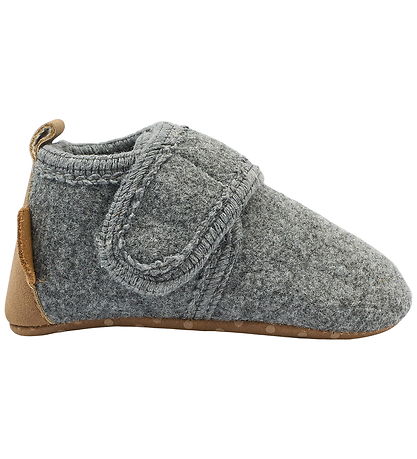 Mikk-Line Hjemmesko - Prewalker Felt - Light Grey Melange