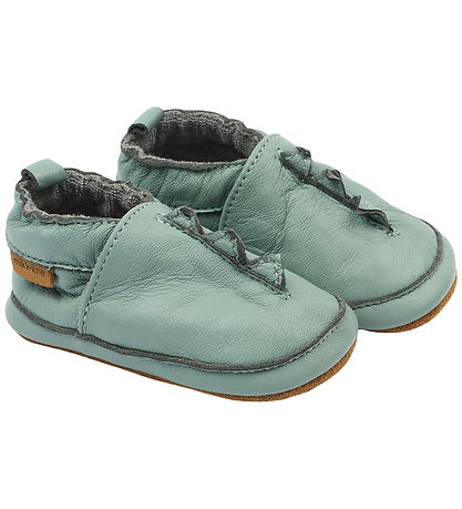 Mikk-Line Skindsko - Dino - Green Milieu