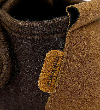 Mikk-Line Hjemmesko - Prewalker Felt - Chocolate Chip