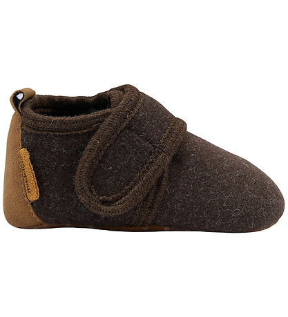 Mikk-Line Hjemmesko - Prewalker Felt - Chocolate Chip