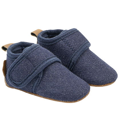 Mikk-Line Hjemmesko - Prewalker Felt - Blue Melange