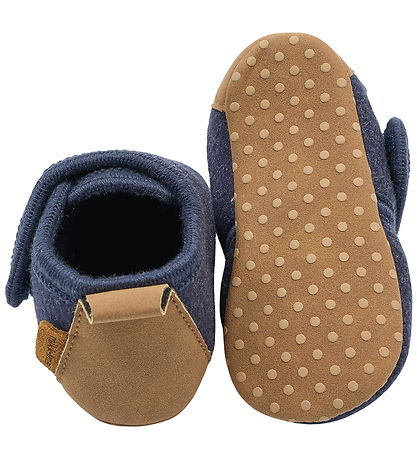 Mikk-Line Hjemmesko - Prewalker Felt - Blue Melange