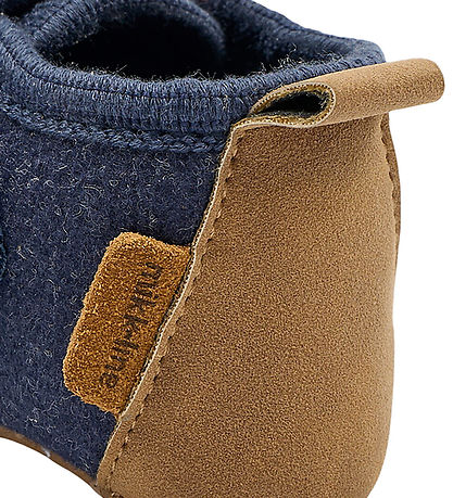 Mikk-Line Hjemmesko - Prewalker Felt - Blue Melange