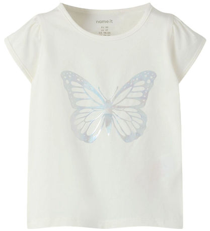 Name It T-shirt - NmfFipasa - Cloud Dancer