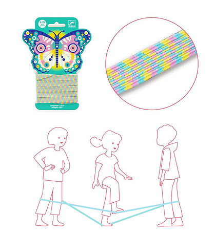 Djeco Hoppeelastik - Sommerfugl