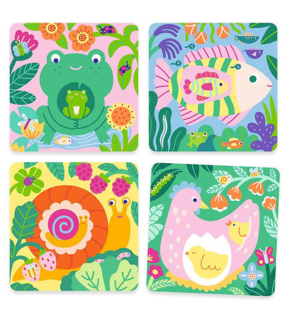 Djeco Kreasæt - Mal m. Vand - Borte Tit Tit I Haven