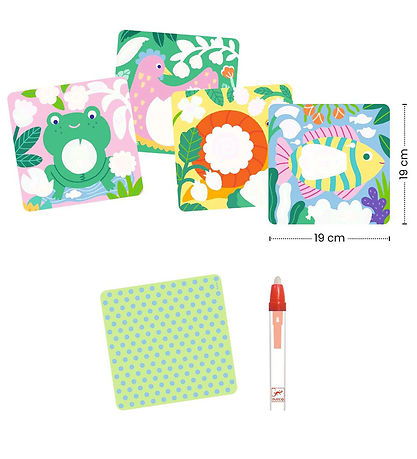 Djeco Kreasæt - Mal m. Vand - Borte Tit Tit I Haven