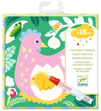 Djeco Kreasæt - Mal m. Vand - Borte Tit Tit I Haven