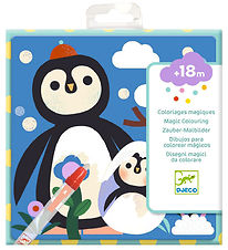 Djeco Kreasæt - Mal m. Vand - Borte Tit Tit Dyrebørn