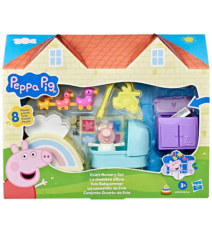 Gurli Gris Legetøj - Peppa Pig Room Playset - Evie's Nursery