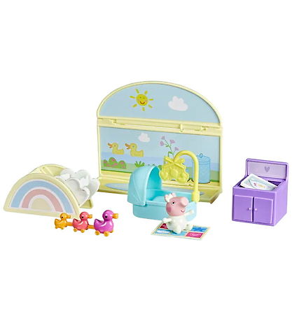 Gurli Gris Legetøj - Peppa Pig Room Playset - Evie's Nursery