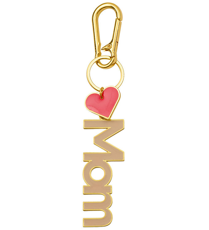 Design Letters Nøglering - MOM - Beige