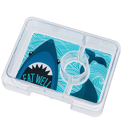 Yumbox Madkasse m. 3 Rum - Bento Snack - Surf Blue
