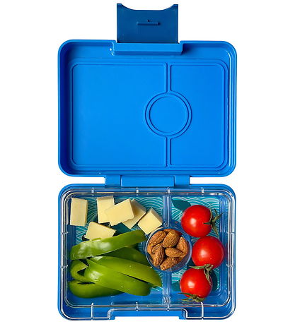 Yumbox Madkasse m. 3 Rum - Bento Snack - Surf Blue