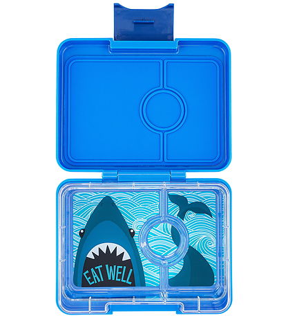 Yumbox Madkasse m. 3 Rum - Bento Snack - Surf Blue